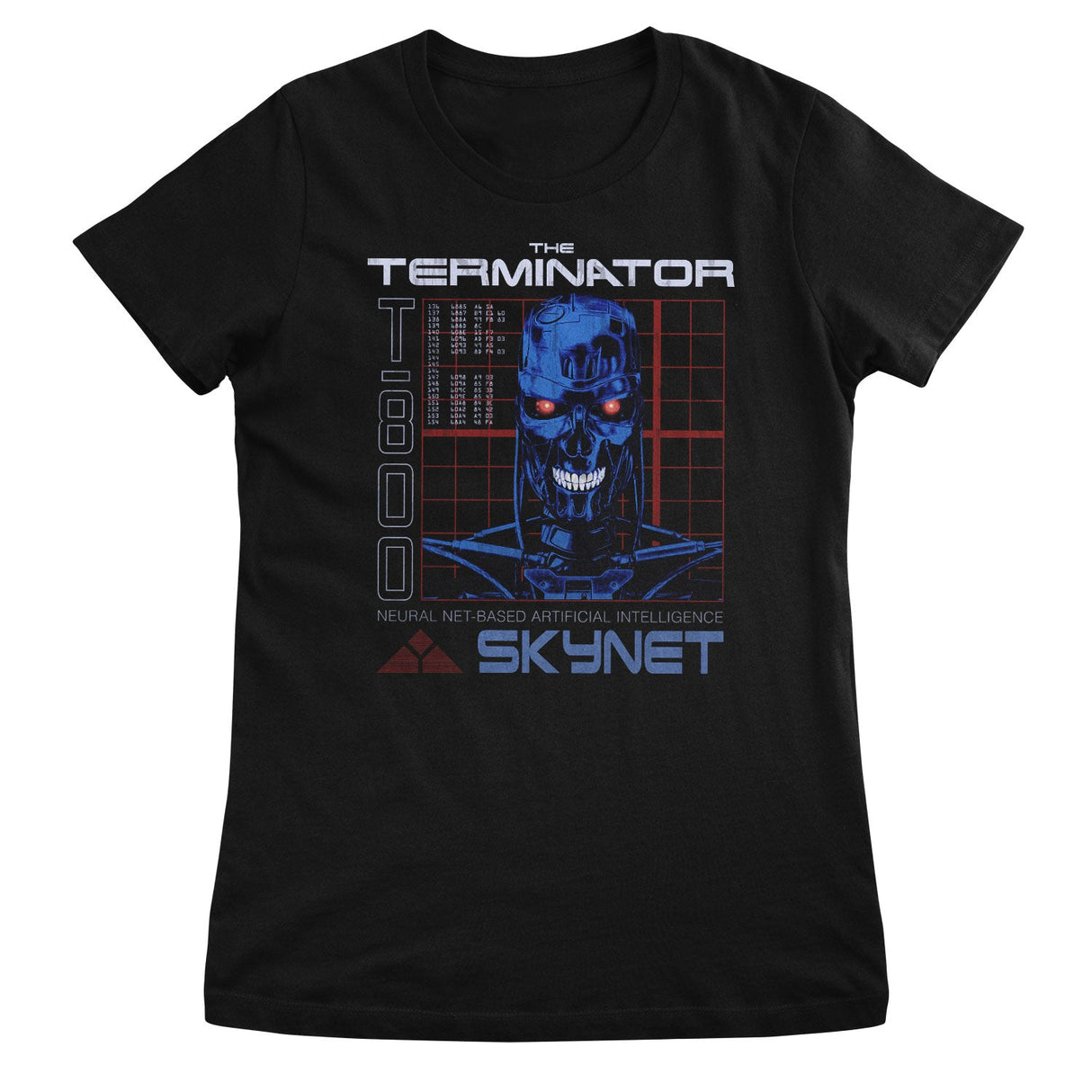 The Terminator T-800 Grid Girly Tee