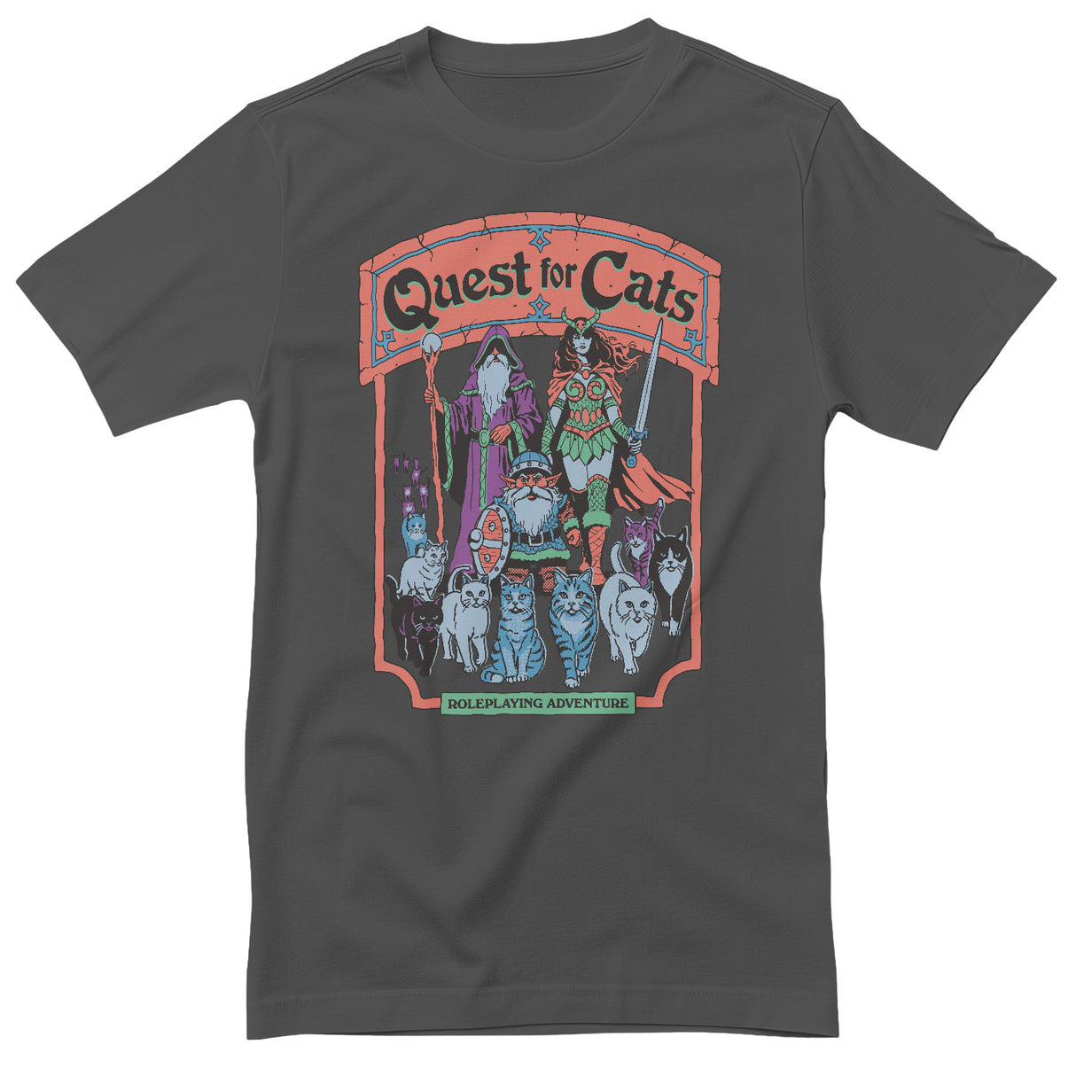 Steven Rhodes - Quest For Cats T-Shirt