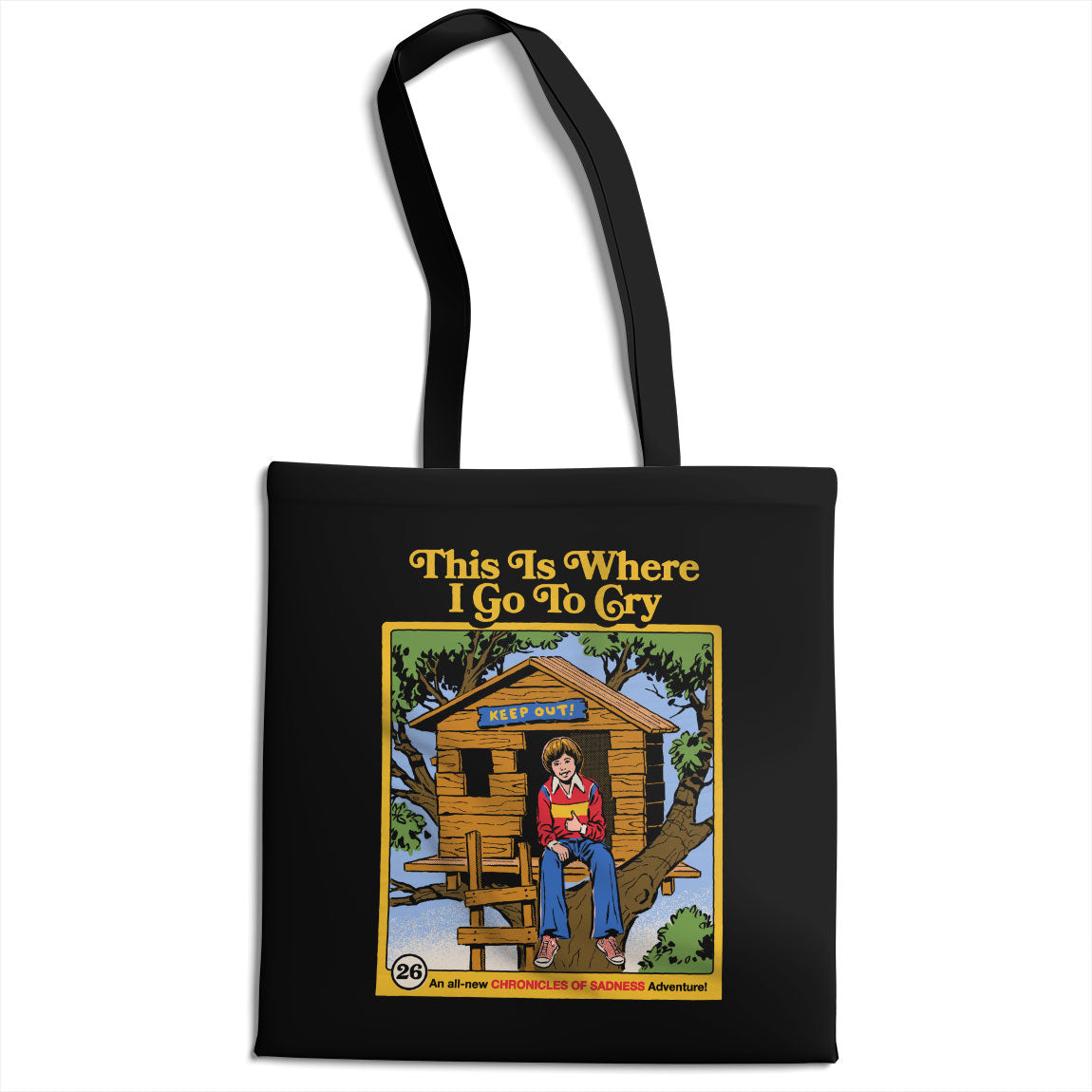 This Is Where I Go To Cry Tote Bag