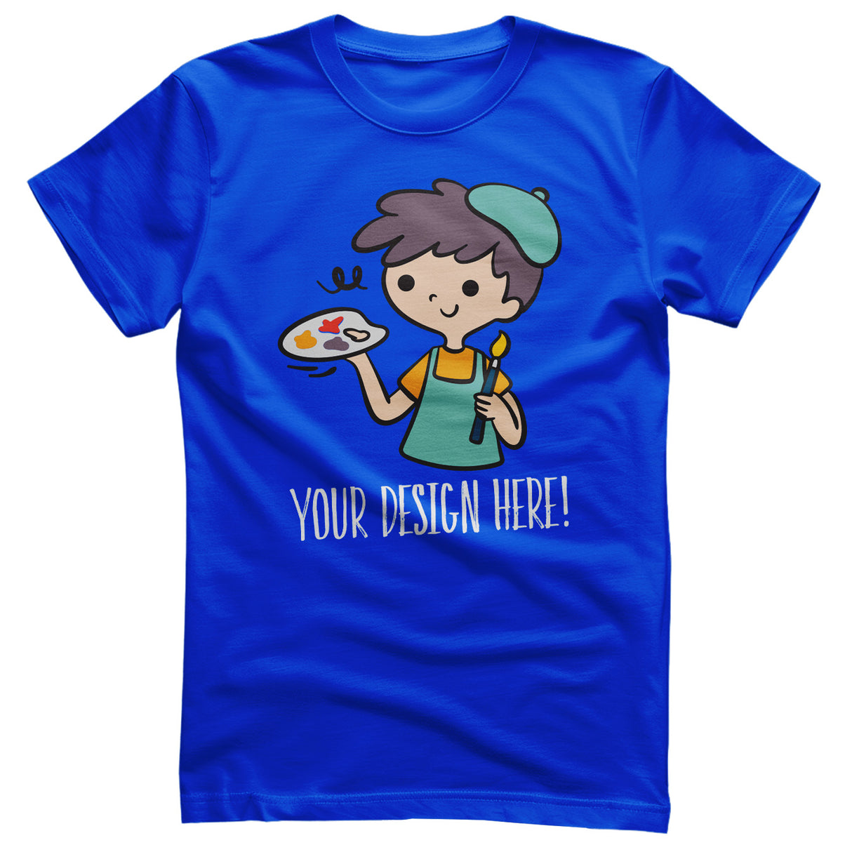 Design Your Own T-Shirt - Blue
