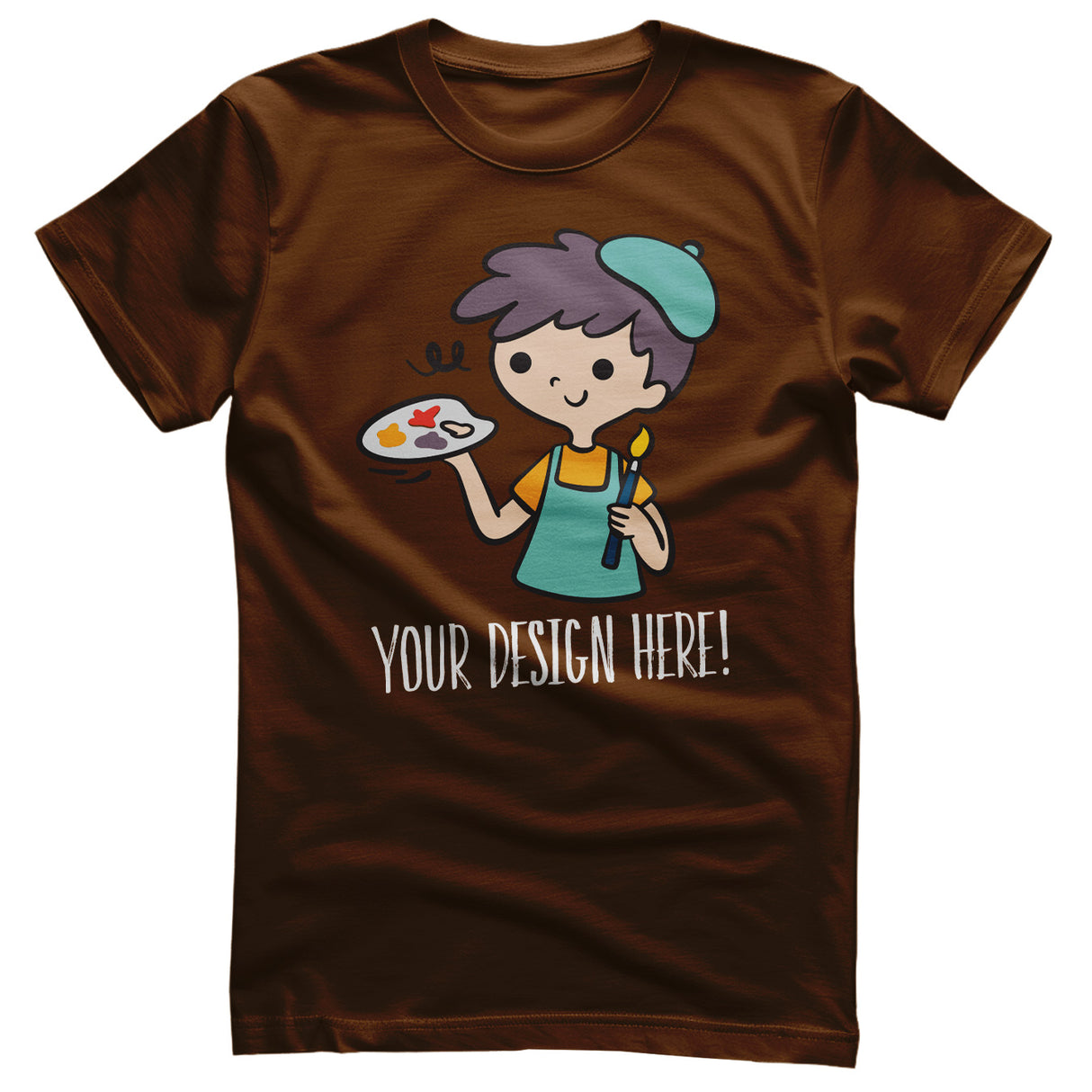 Design Your Own T-Shirt - Brown