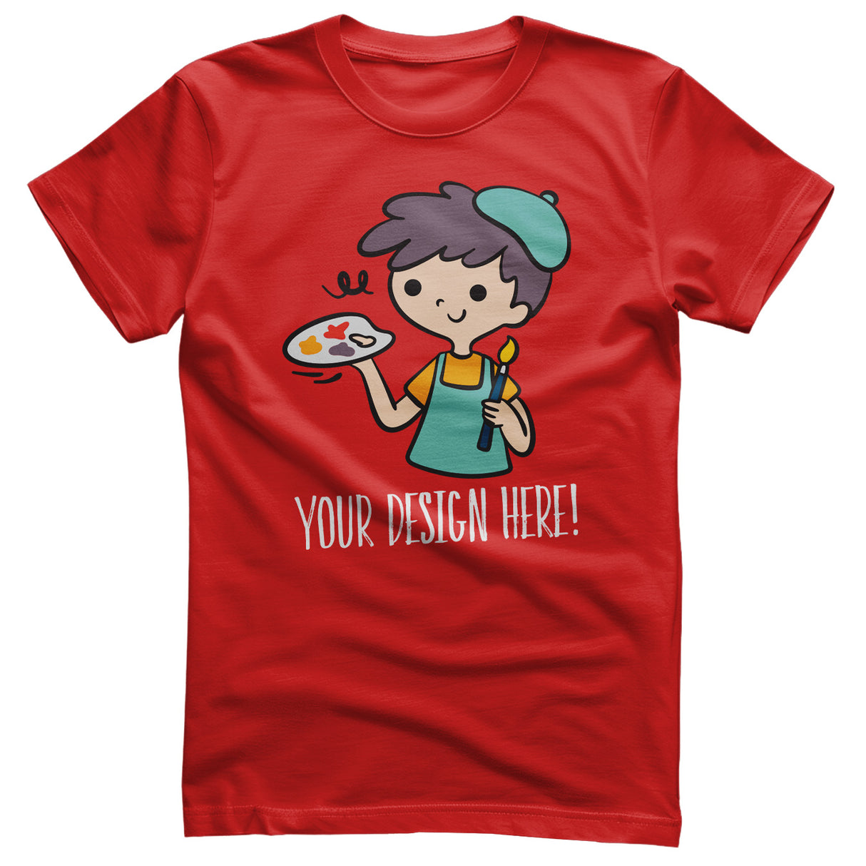 Design Your Own T-Shirt - Red