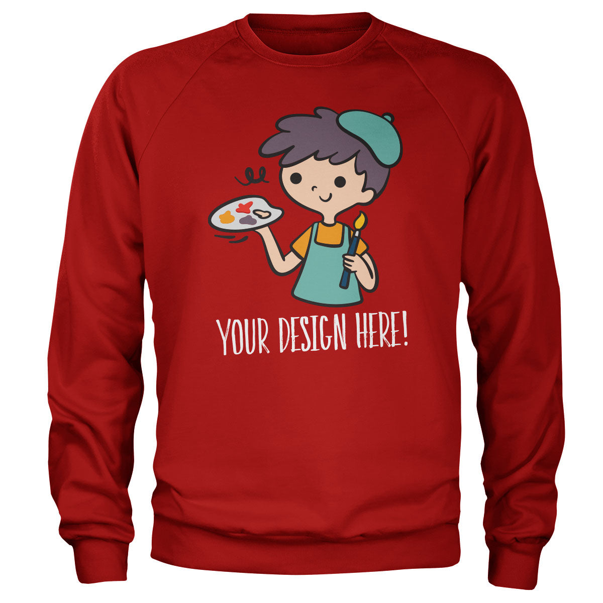 Design Your Own Sweatshirt - Red