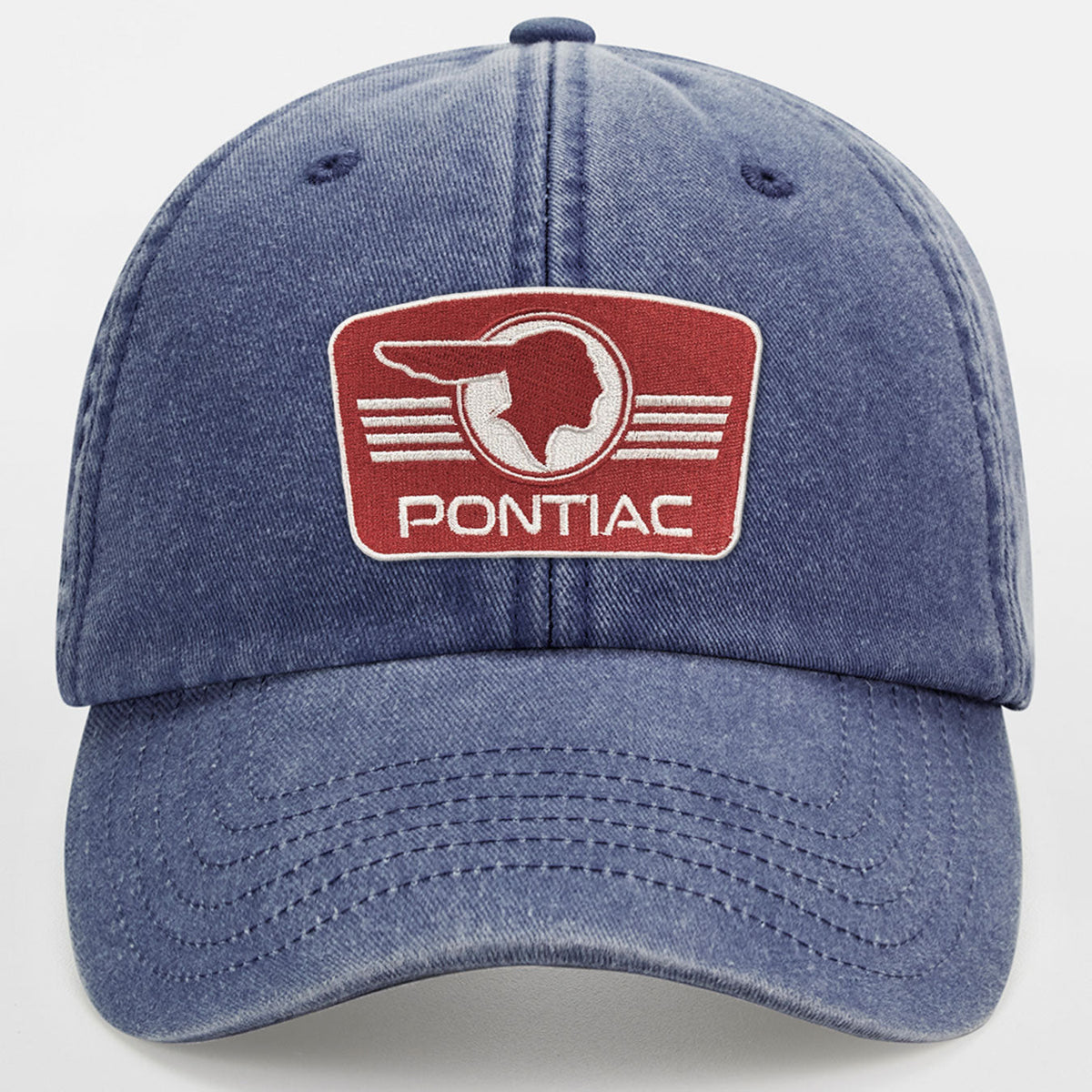 Pontiac Retro Logo Patch Vintage Low Profile Cap