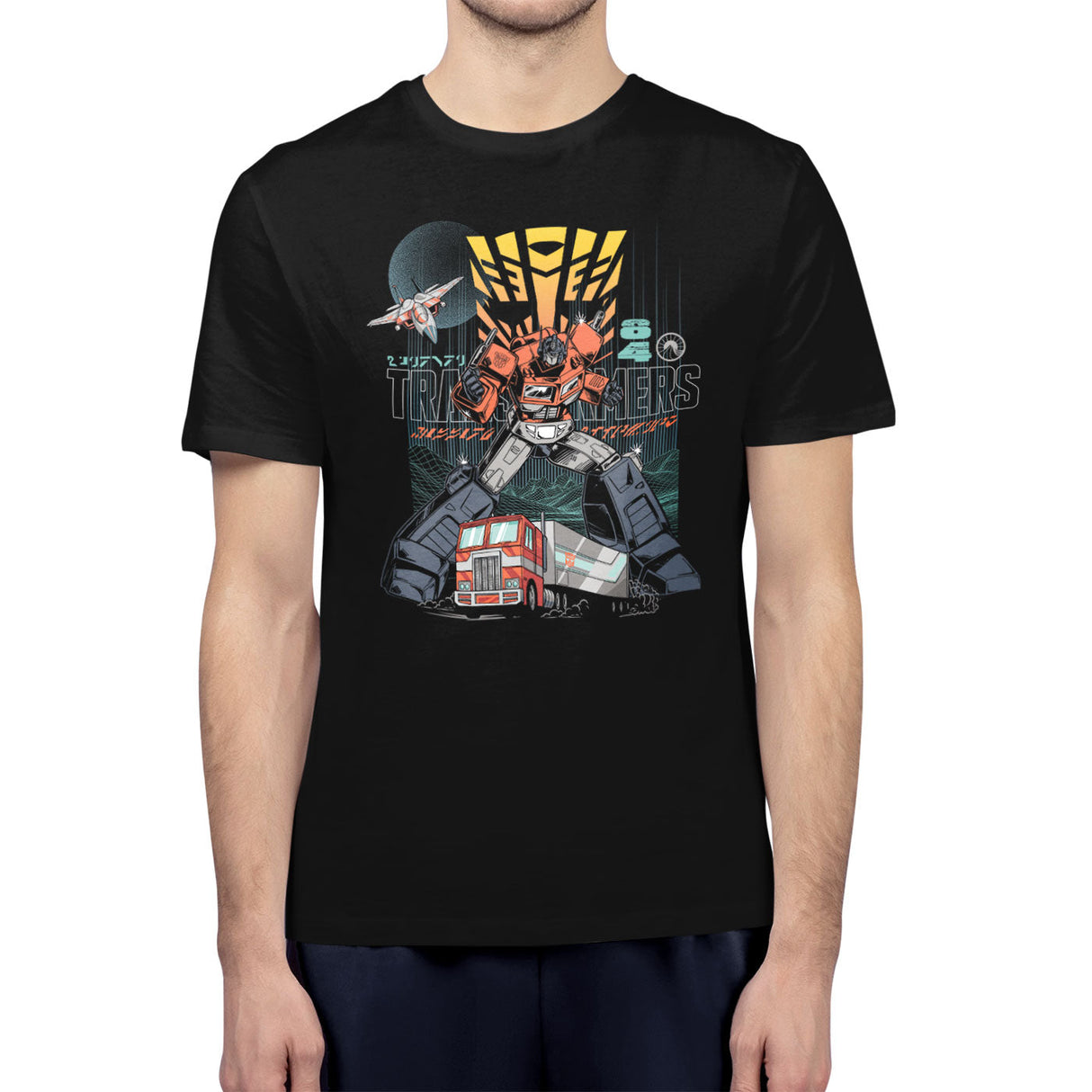 Transformer 84 Retro Grid T-Shirt