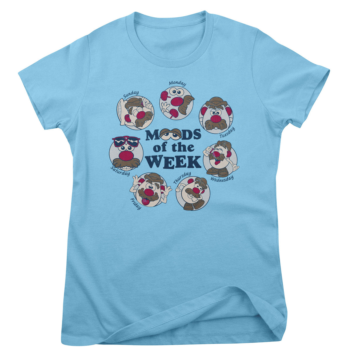 Mr Potato Head - Moods of the Week Girly Tee