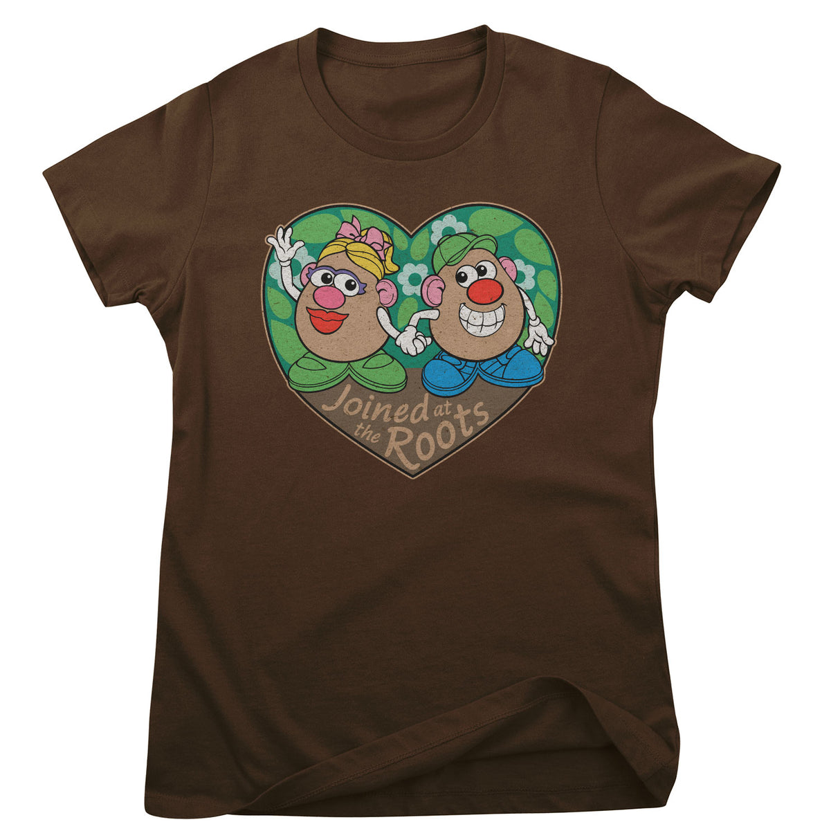 Mr & Mrs Potato Head - Joined at the Roots Girly Tee