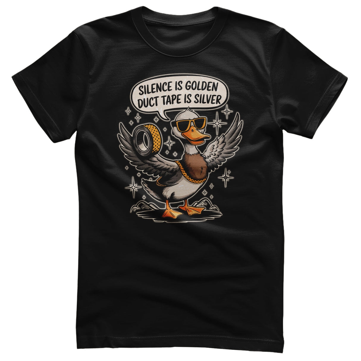 Silence Is Golden - Duct Tape Is Silver Tee