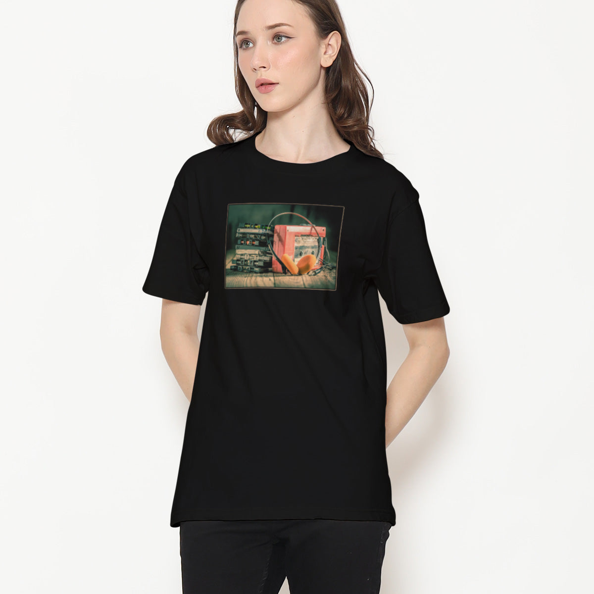 Freestyle Cassette Vintage Photo Girly Top