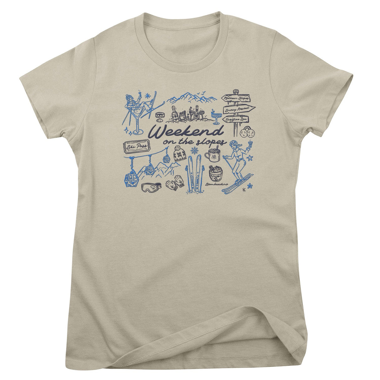 Weekend On The Slopes Girly Top