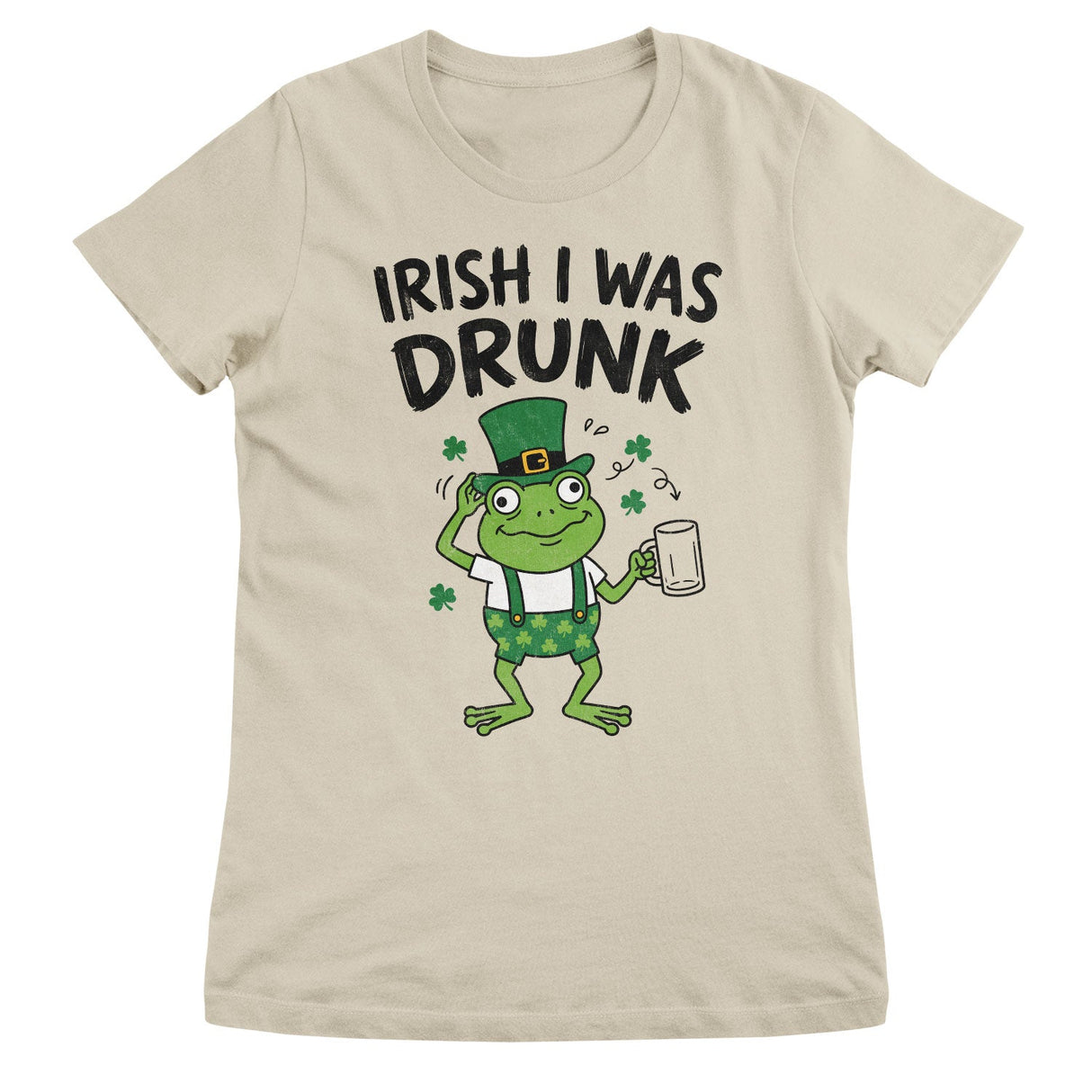Irish I Was Drunk Girly Top