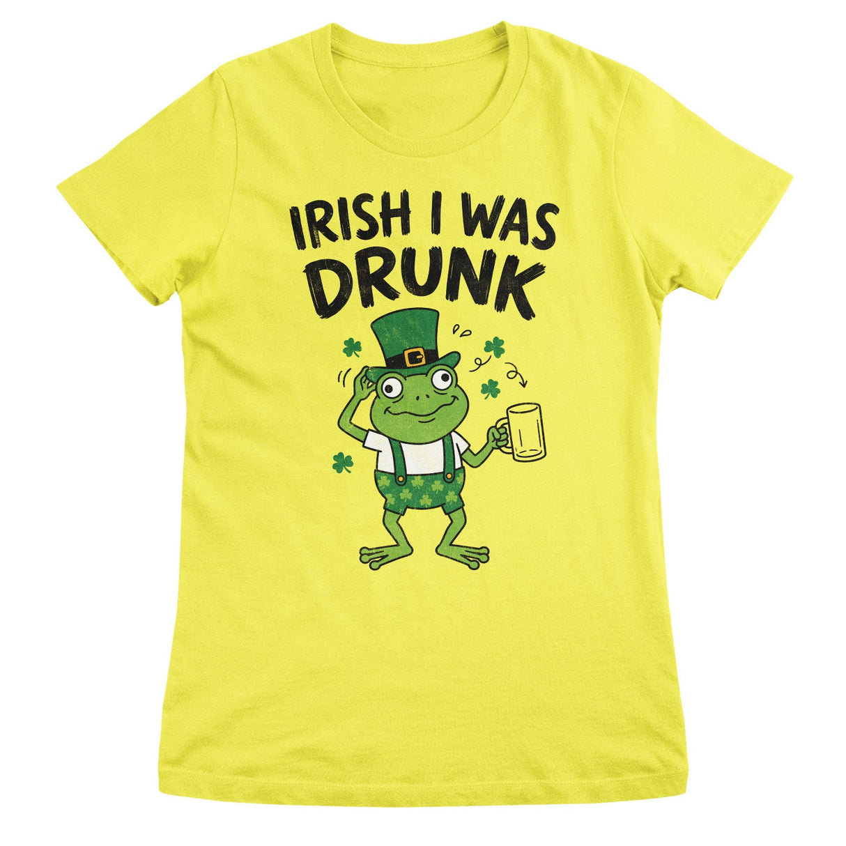 Irish I Was Drunk Girly Top