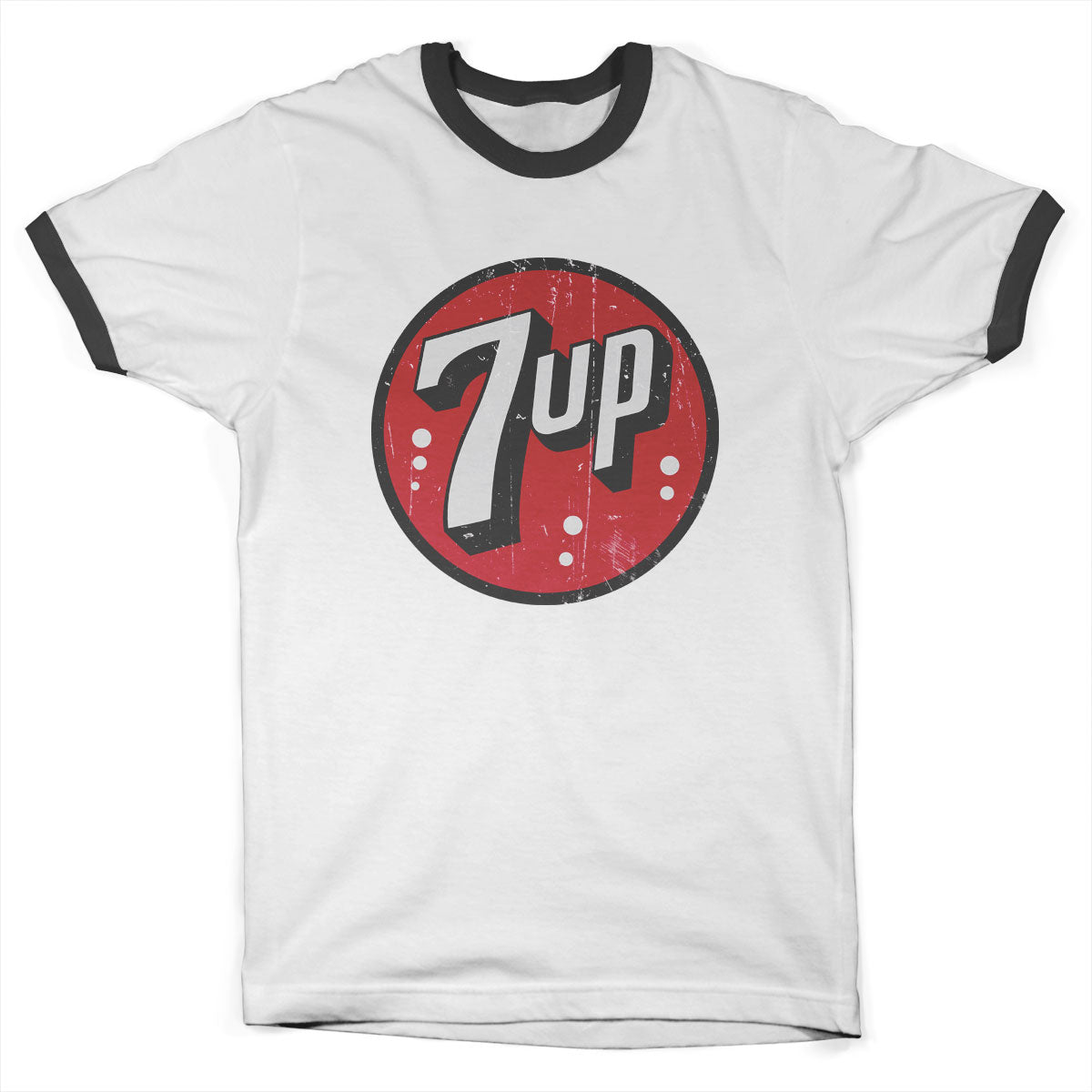 Vintage 7-UP Logo Ringer Tee