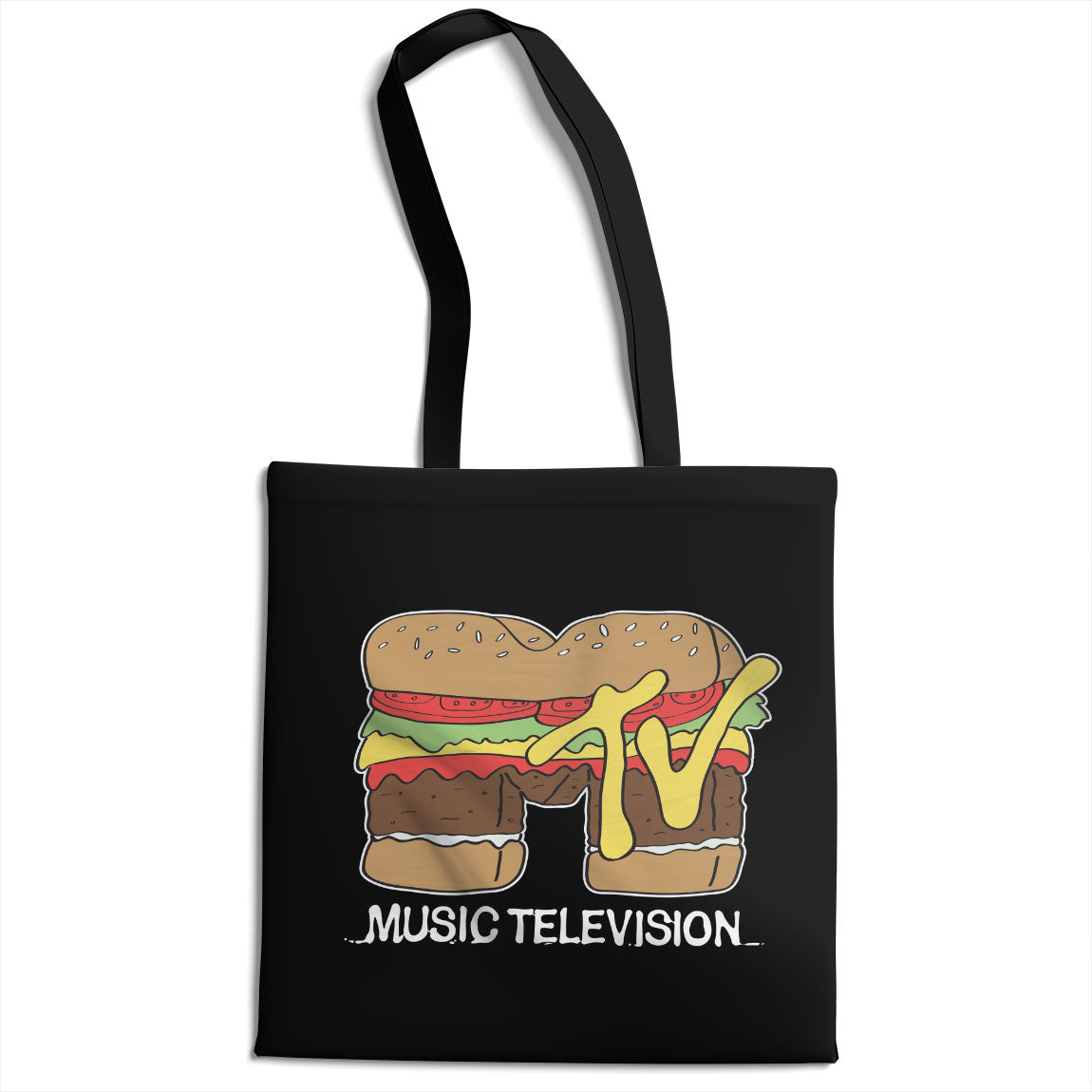 MTV Hamburger Tote Bag