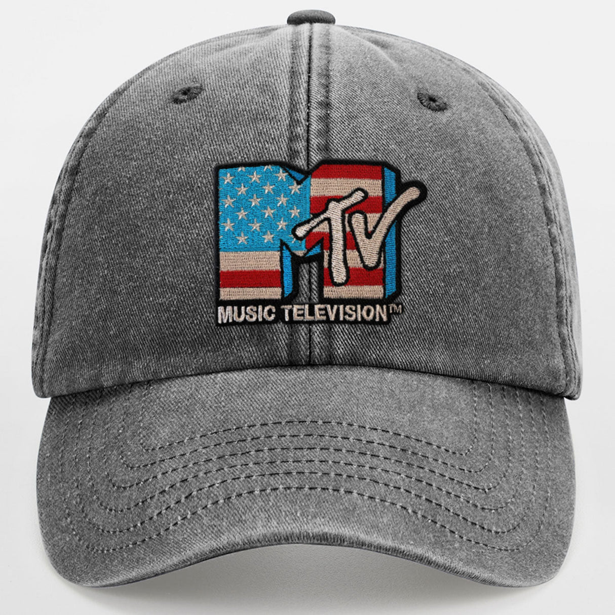 MTV American Flag Vintage Low Profile Cap