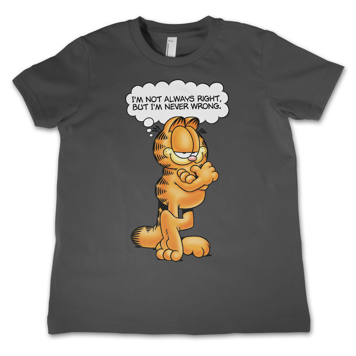 Garfield - Never Wrong Kids Tee