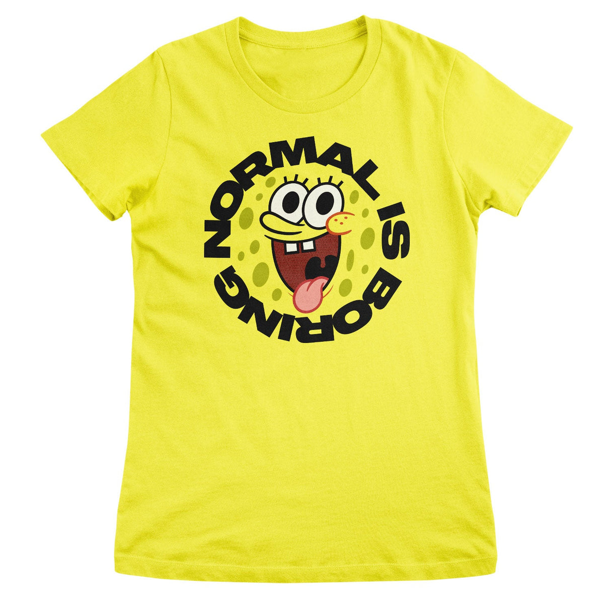 SpongeBob Squarepants - Normal Is Boring Girly Tee