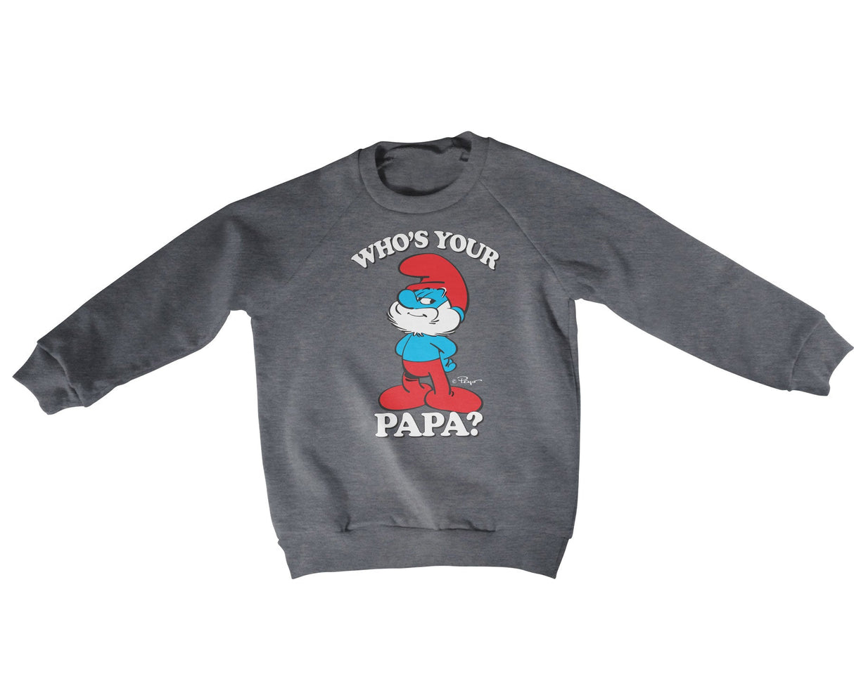 Who's Your Papa? Kids Sweatshirt