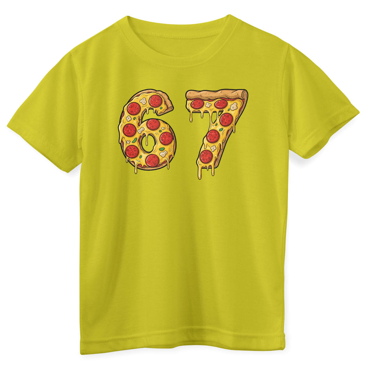 Six Seven Pizza Slice Kids Tee