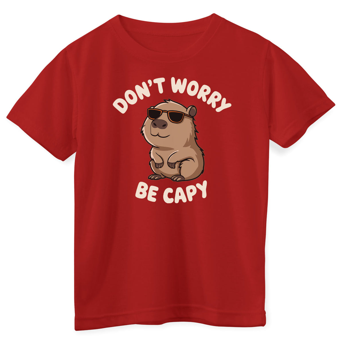 Don't Worry - Be Capy Kids Tee