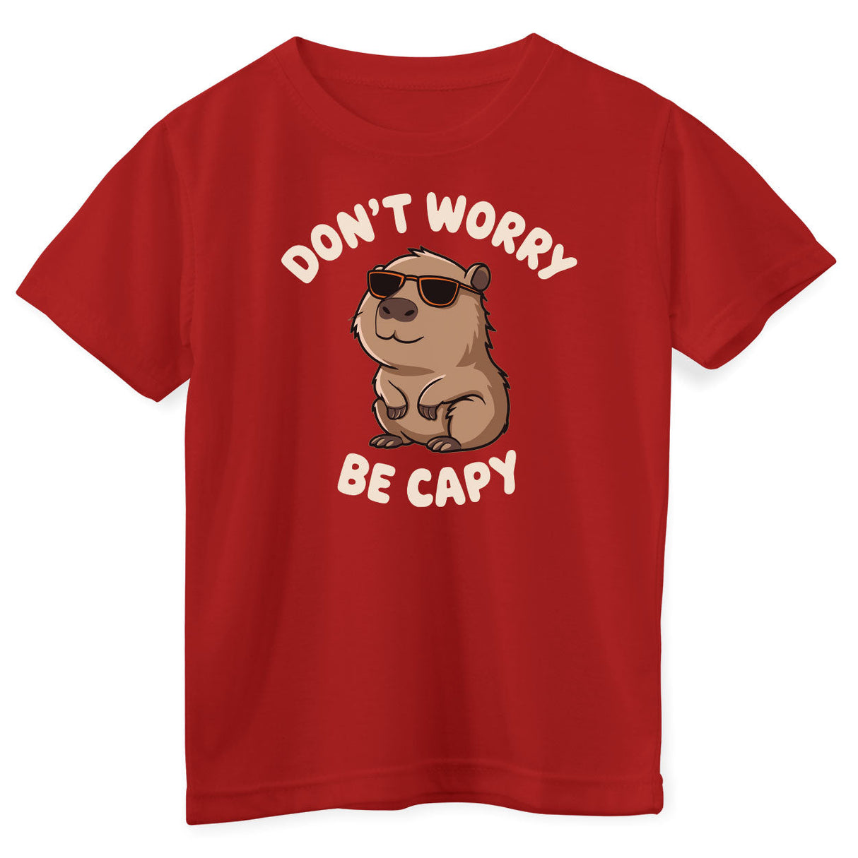 Don't Worry - Be Capy Kids Tee