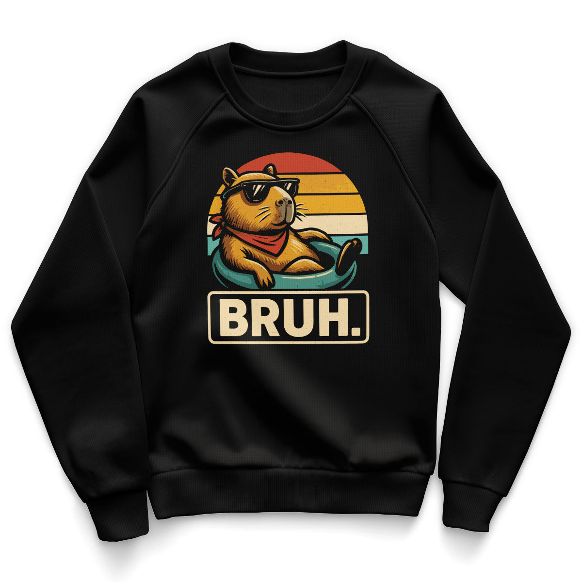 Capybara Bruh Kids Sweatshirt