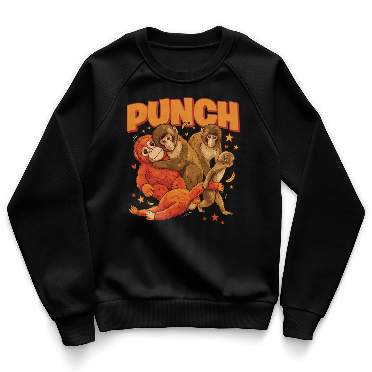 Punch The Monkey Kids Sweatshirt
