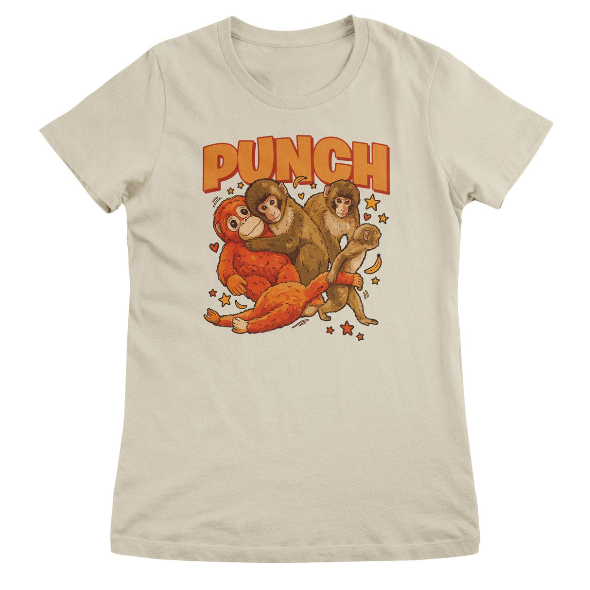 Punch The Monkey Girly Top