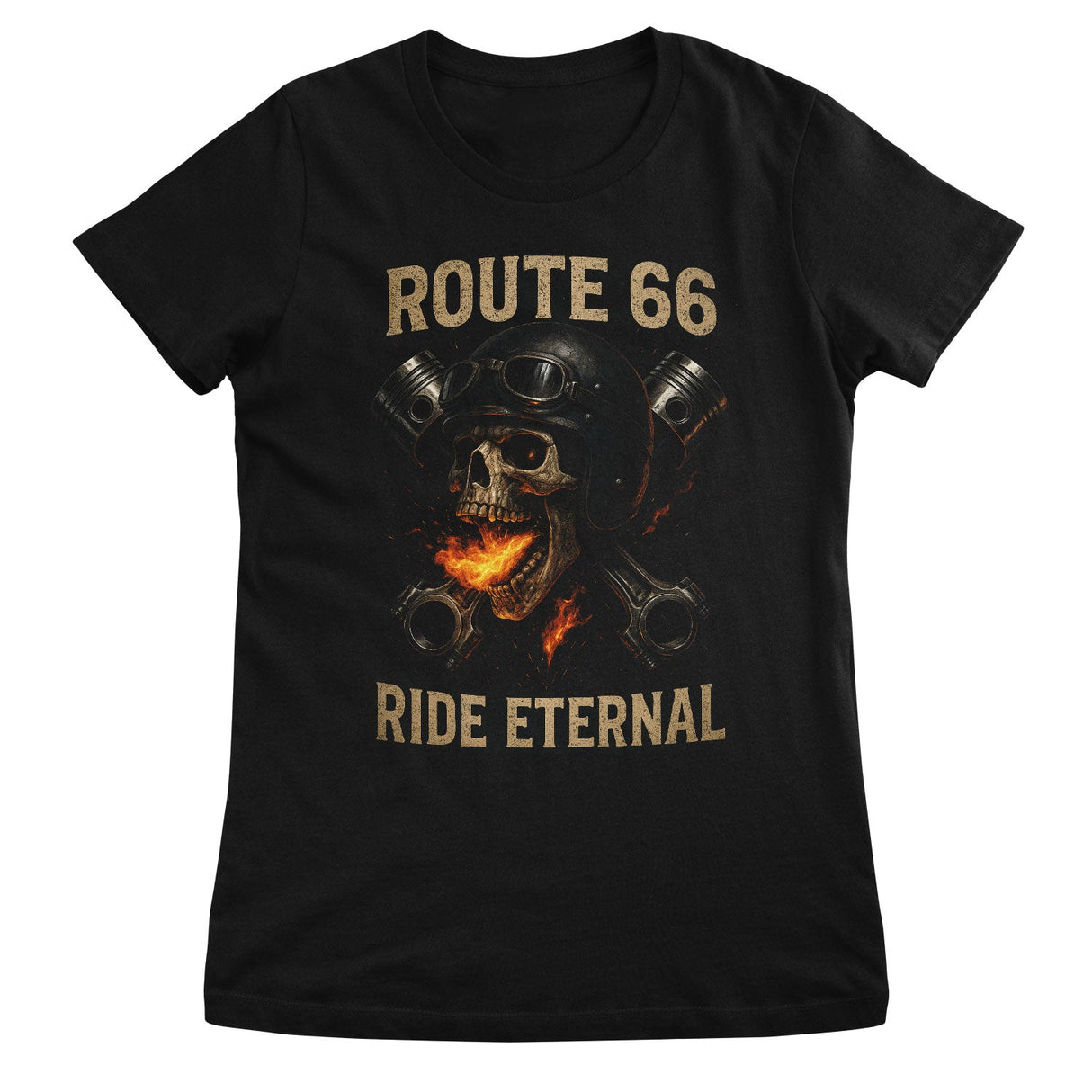Route 66 - Ride Eternal Girly Tee