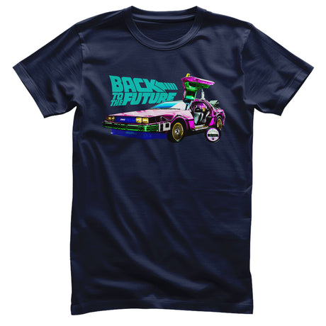 Colorful DeLorean T-Shirt