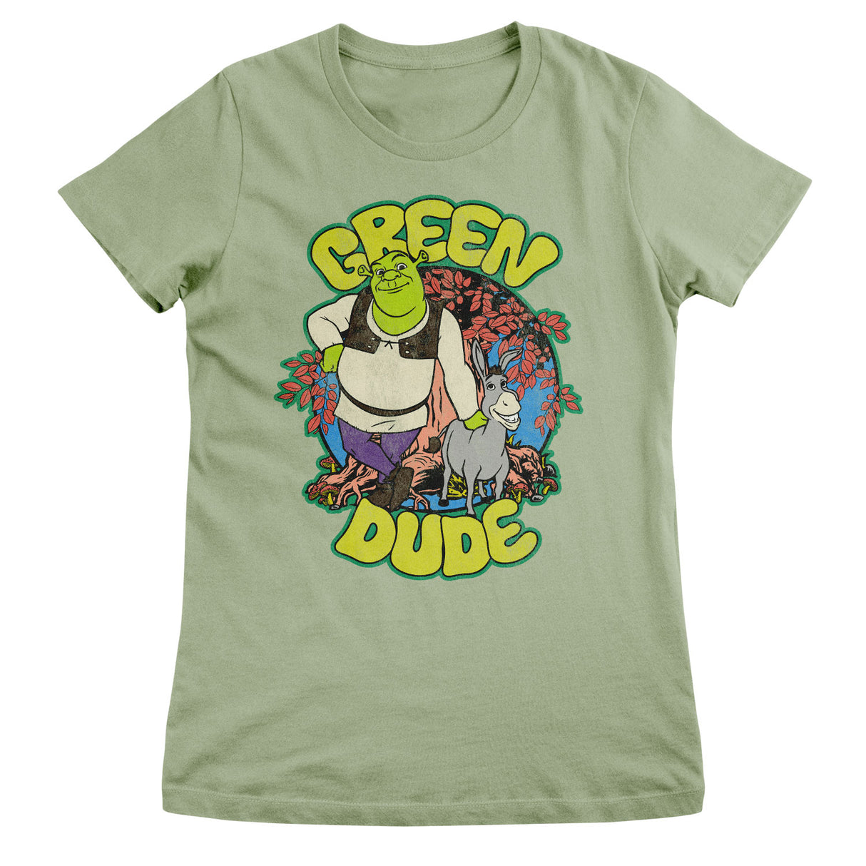 Shrek The Green Dude Girly Tee