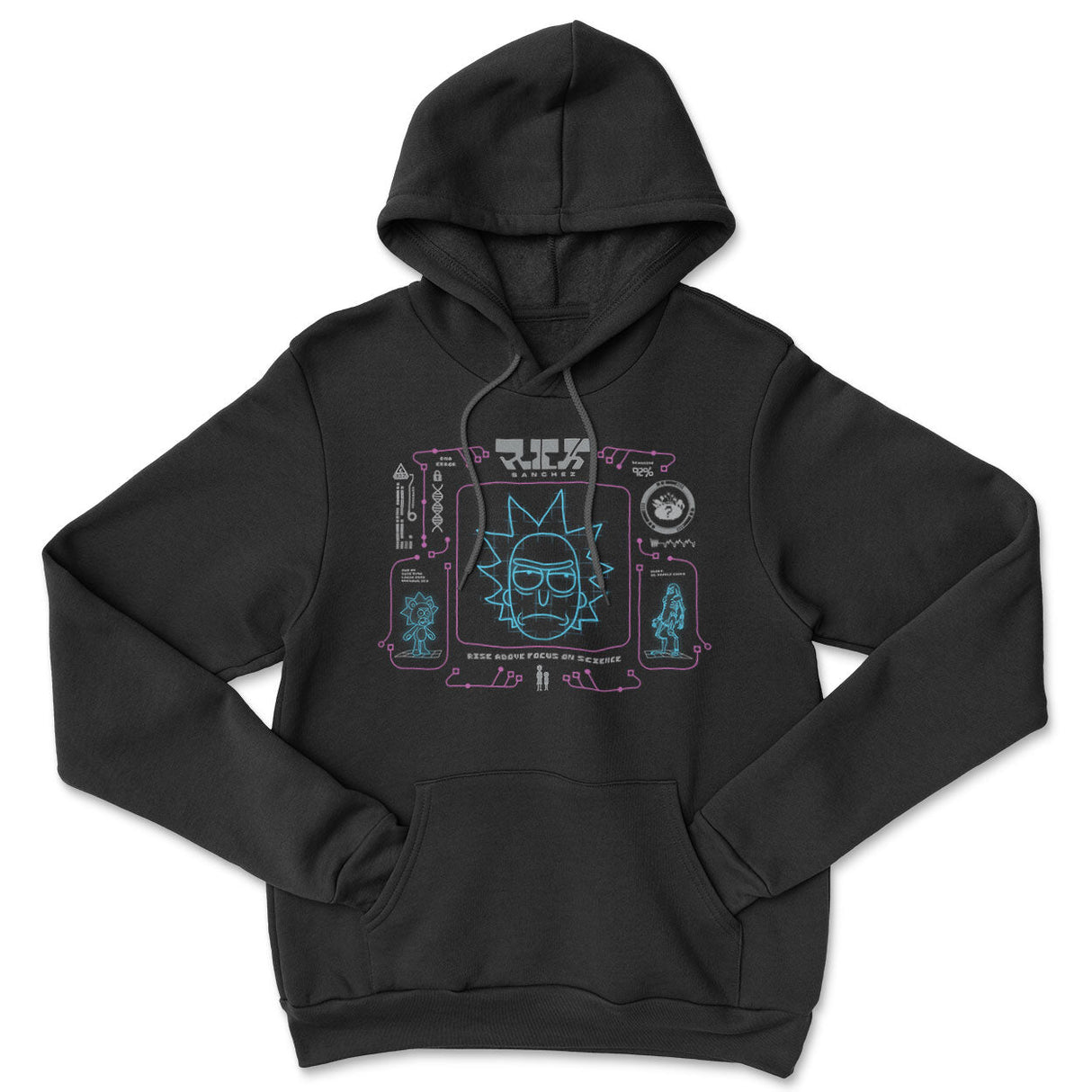 Rick Sanches - Rise Above Focus On Science Hoodie