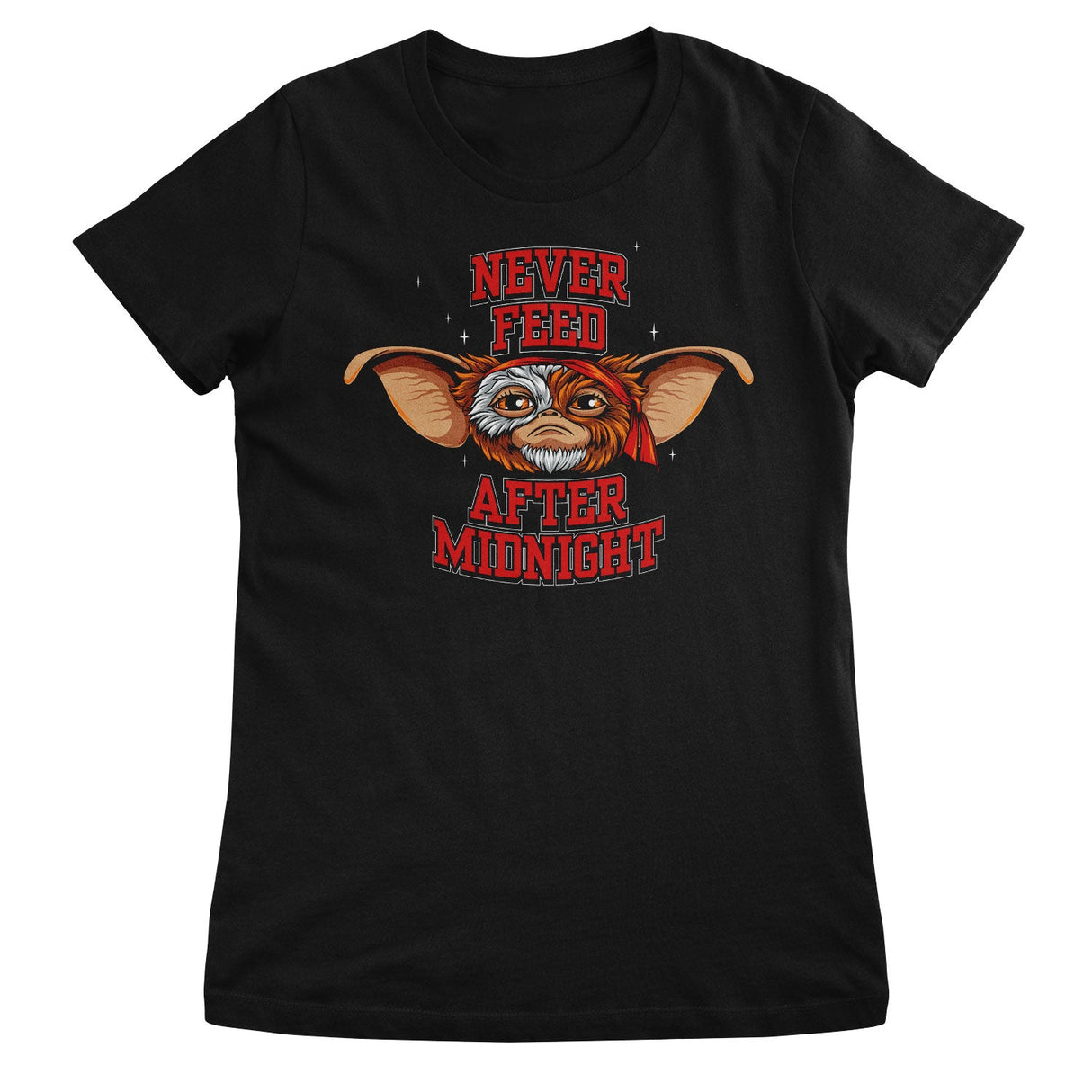 Never Feed Gizmo After Midnight Girly Tee