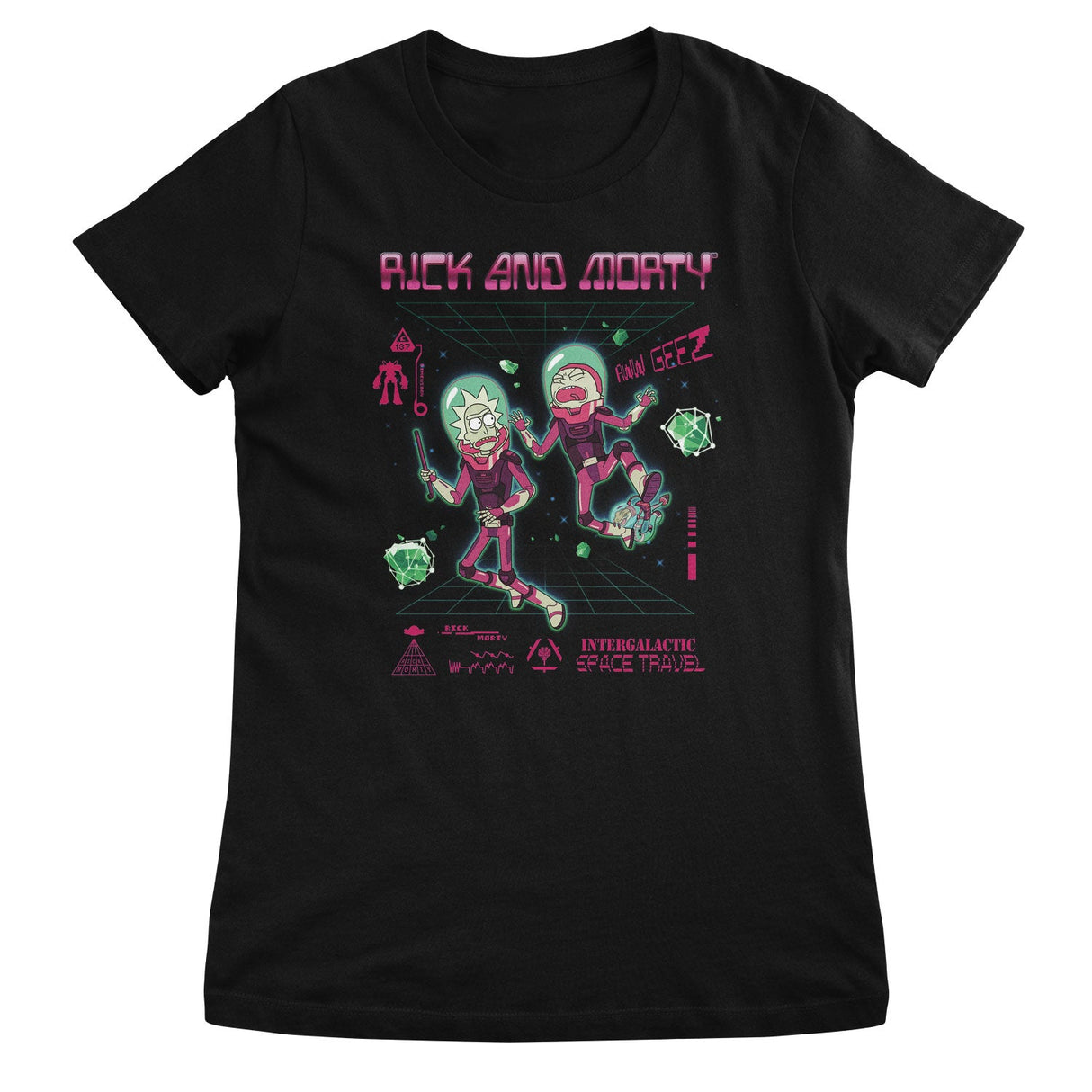 Intergalactic Space Travel Girly Tee