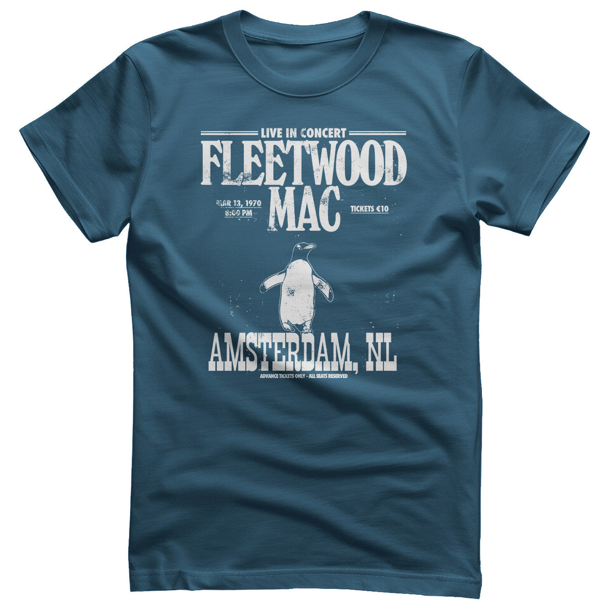 Fleetwood Mac - Amsterdam 1970 Girly Tee
