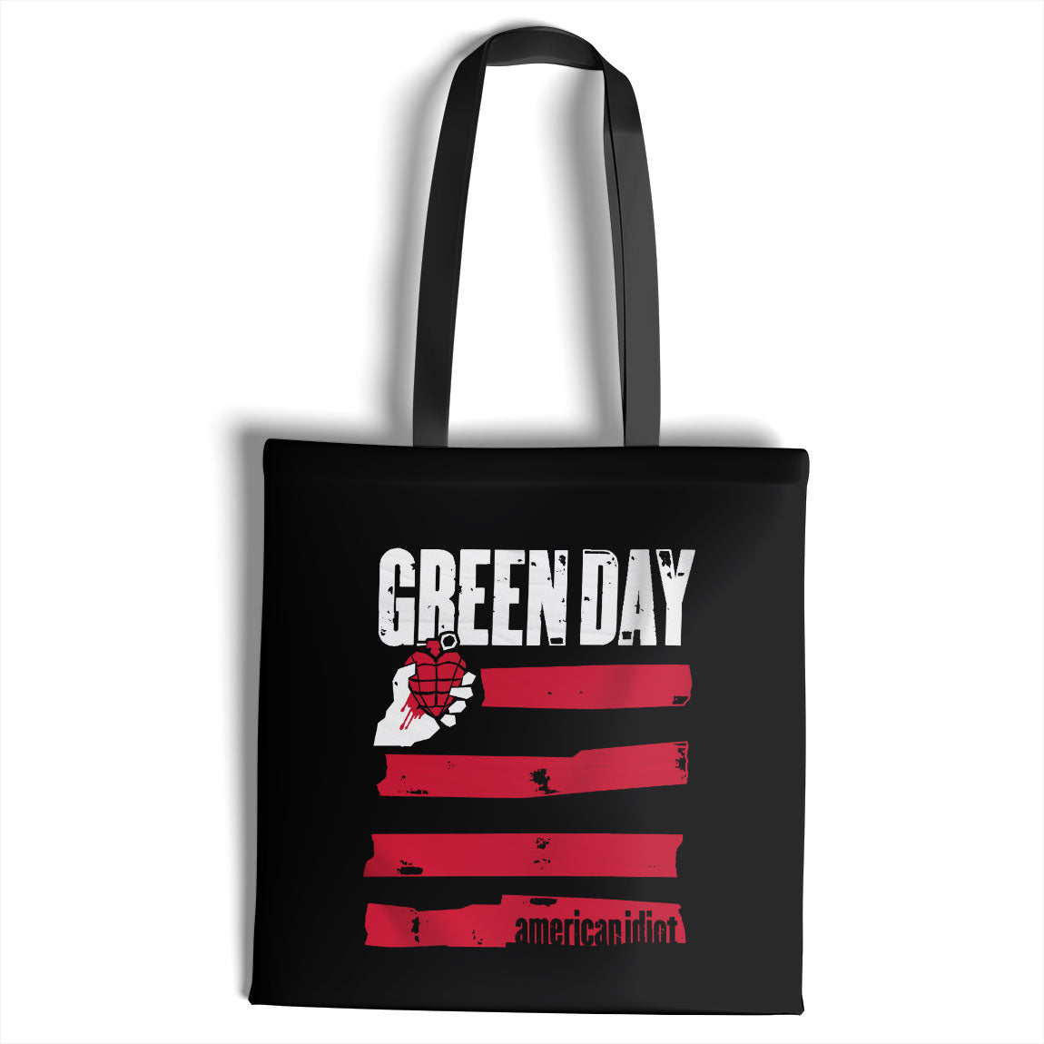 Green Day - American Idiot Stripes Tote Bag