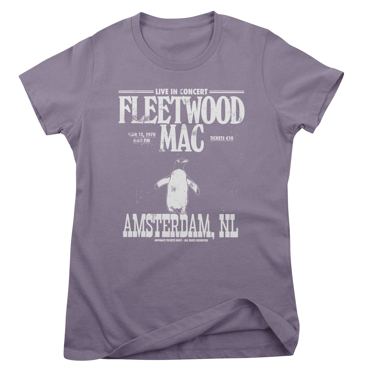 Fleetwood Mac - Amsterdam 1970 Girly Tee