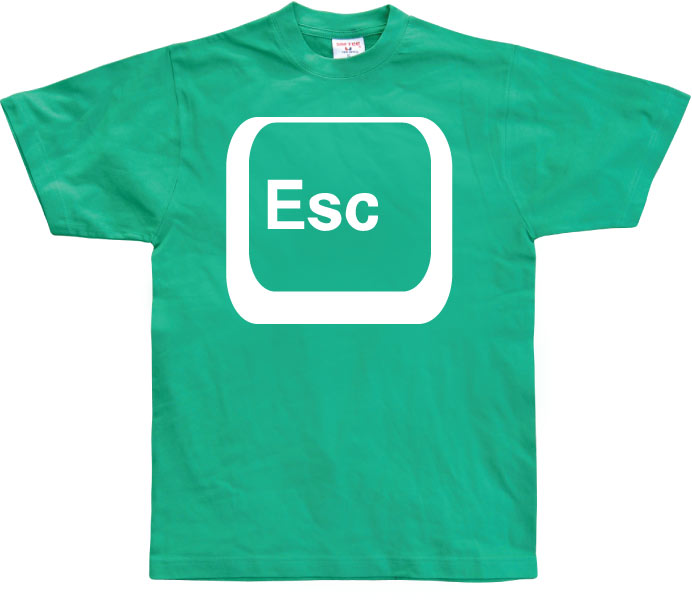 Escape Button T-Shirt