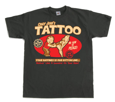 Crazy Johns Tattoo T-Shirt