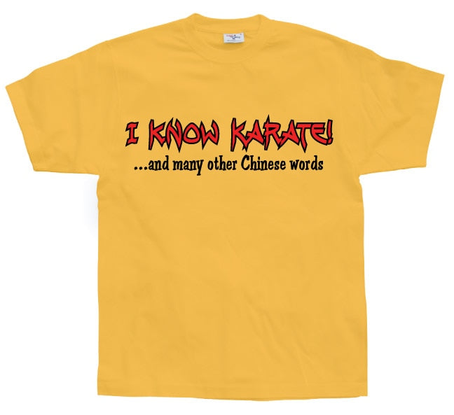 I Know Karate T-Shirt