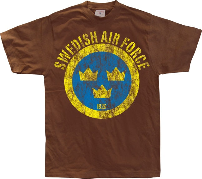 Swedish Airforce Distressed T-Shirt