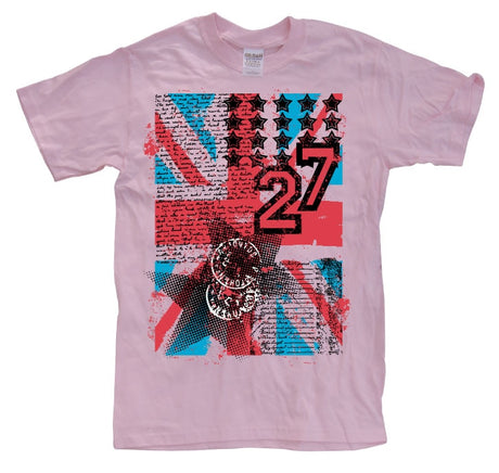 UK Flag 27 Grunge T-Shirt