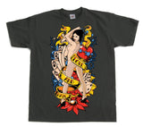 Love And Hate Pin-Up T-Shirt