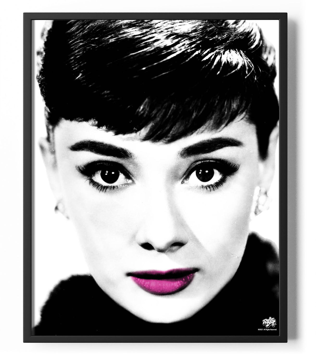 Audrey Hepburn Hot Lips Poster