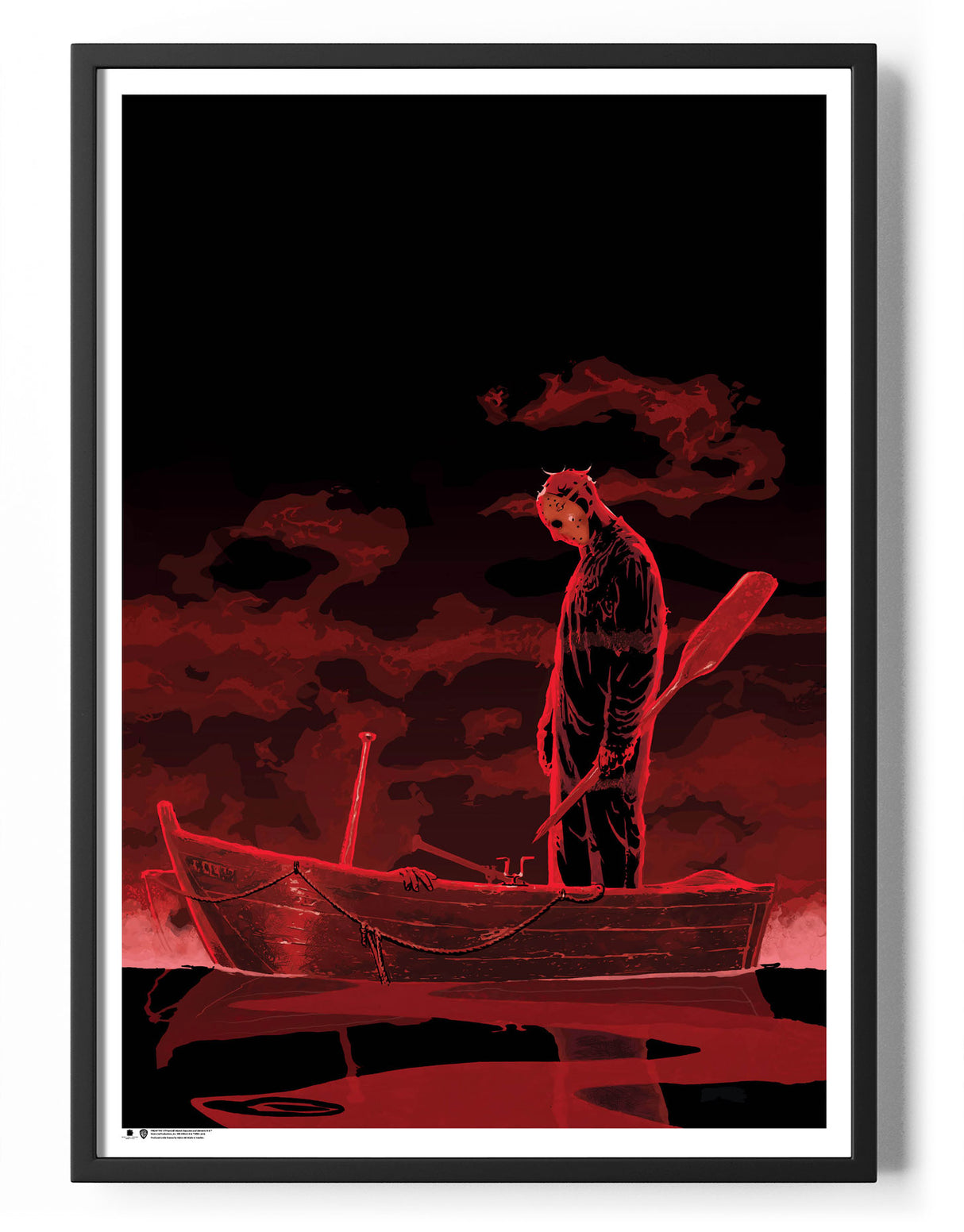 Jason Voorhees Red Lake Poster