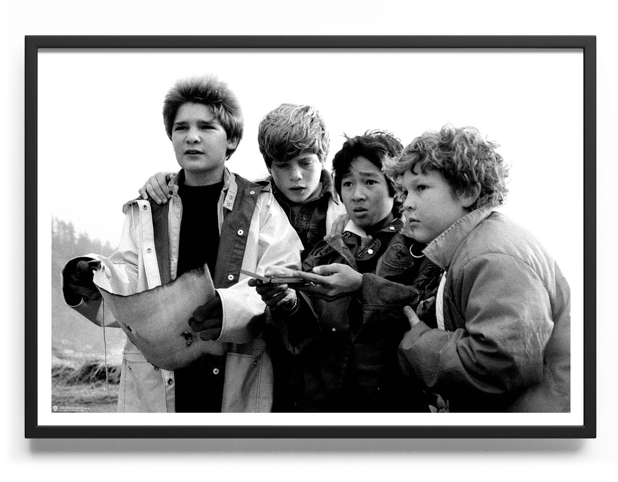 Classic Goonies BW Photo Poster