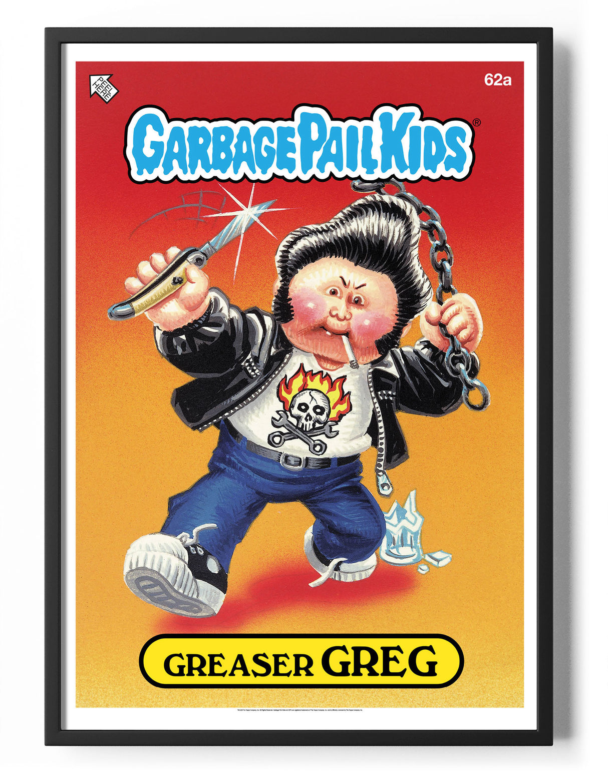 Garbage Pail Kids - Greaser Greg Poster