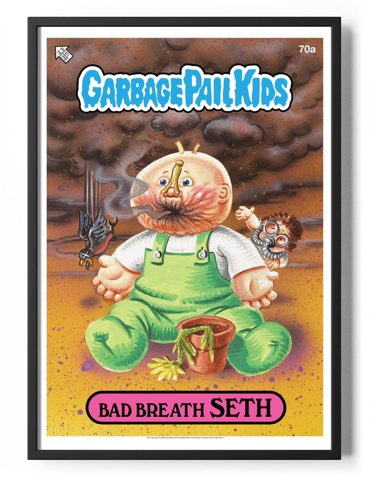 Garbage Pail Kids - Bad Breath Seth Poster