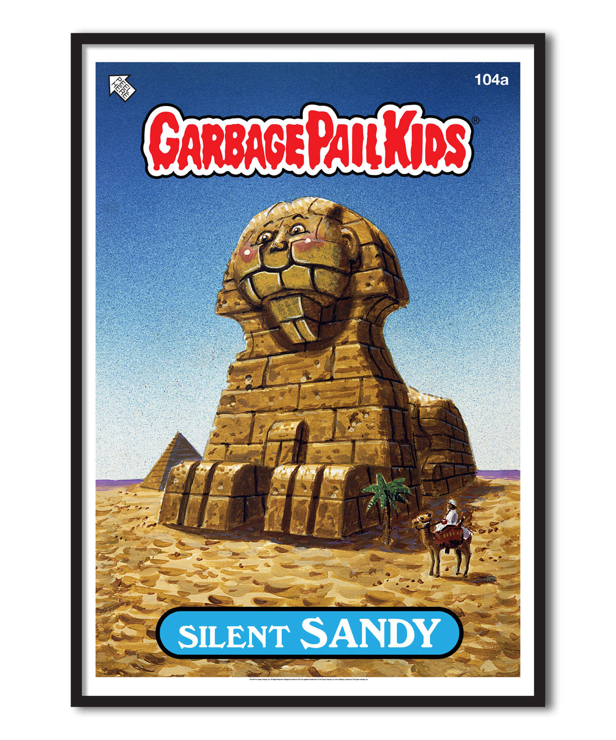 Garbage Pail Kids - Silent Sandy Poster