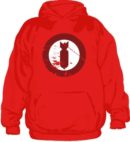 Bomb Icon Grunge Hoodie